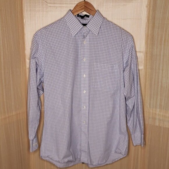 Tommy Hilfiger Mens TLC The Lifetime Collar Long Sleeve Button Down 16 32-33 - Picture 1 of 5